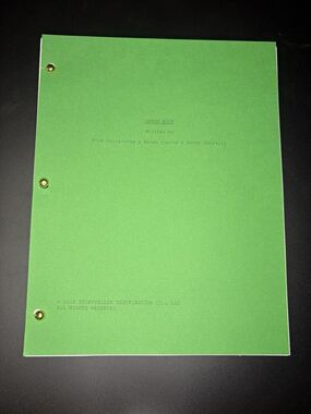 Green Book Original Screenplay Script 2018 Film Draft Vallelonga Currie Farrelly